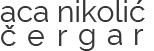 Aca Nikolić Čergar Mobile Logo